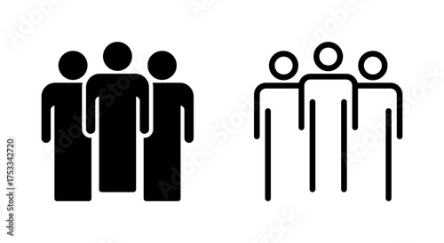 people icon symbol for apps and websites. person sign and symbol. User Icon vector