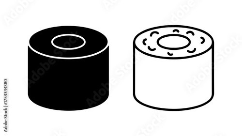 Canned food containers with transparent background