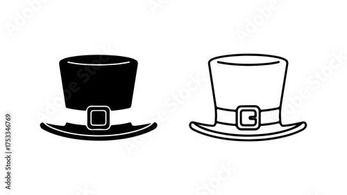 Leprechaun hat with transparent background