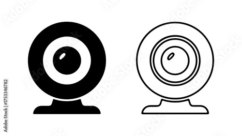 Webcam icons with transparent background