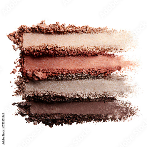 Luxury eyeshadow palette swatches offer a range of warm neutral tones for creating stunning eye looks, perfect for beauty bloggers and makeup artists
