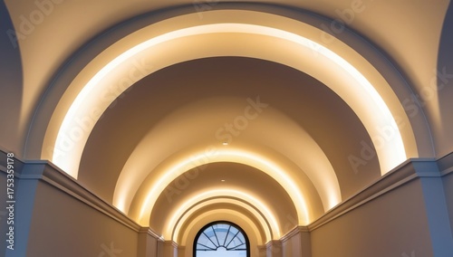 Architectural Arches in the Historic Center of Seville, Spain