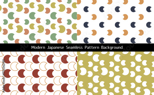 Abstract Japanese Pattern for Branding and Packaging