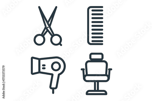 Essential tools and equipment for professional hairdressing and beauty salons