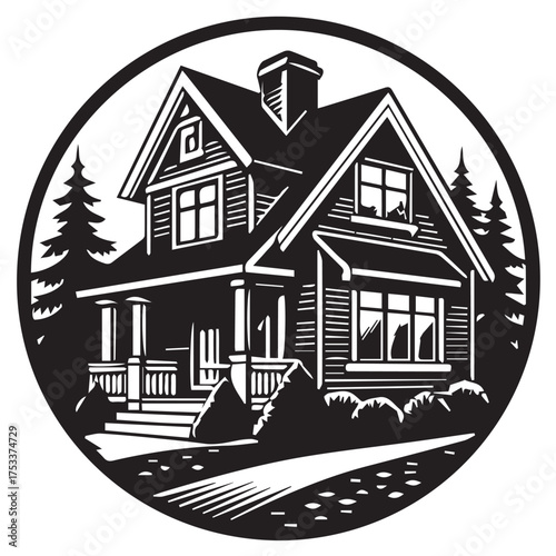 house icon vector illustration
