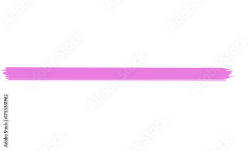 Free Download Pink horizontal brush stroke line, hand-painted highlight and underline element for posters, digital art, and creative graphic design projects - GFXLoad