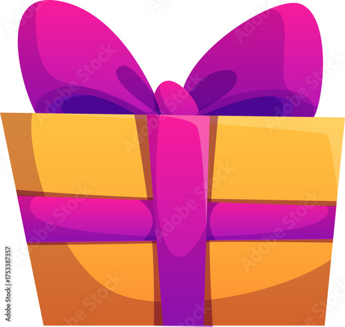 Present Box with Bow