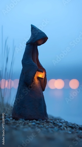 A haunting Slavic nun stands in silence, her presence bridging faith, myth, and the darker side of spirituality.