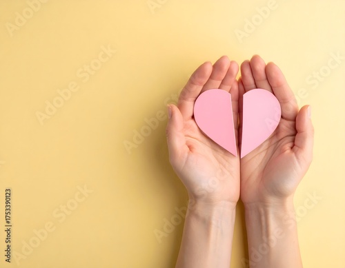 繊細な気持ち、ひび割れた心を救う手のぬくもり