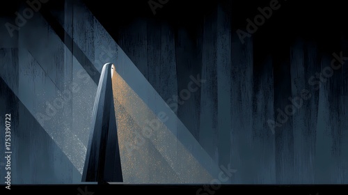 A haunting Slavic nun stands in silence, her presence bridging faith, myth, and the darker side of spirituality.