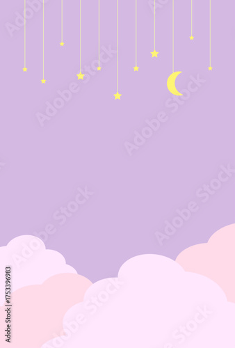 背景素材　夢みる夜空