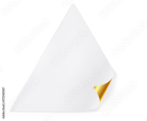 Triangle Badge Golden Corner