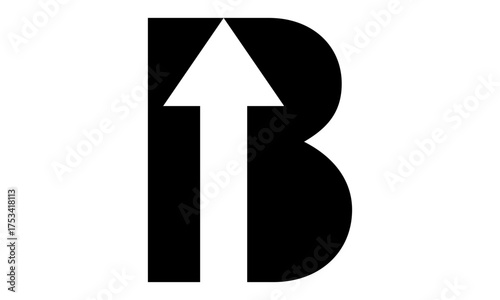 Letter B Financial Logo	

