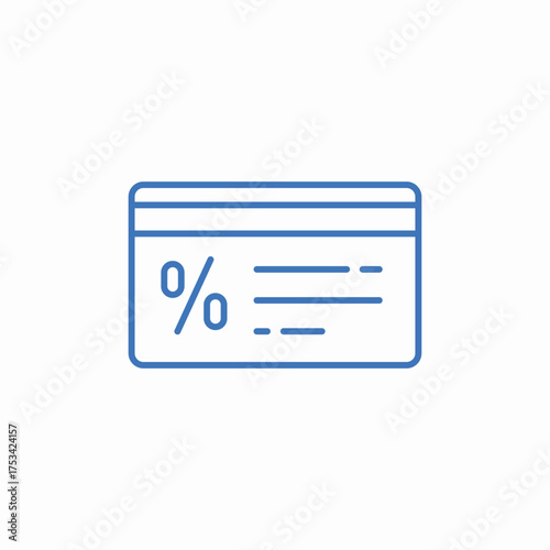 debit cart icon sign vector