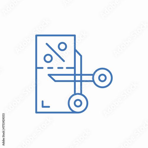 discount coupon icon sign vector