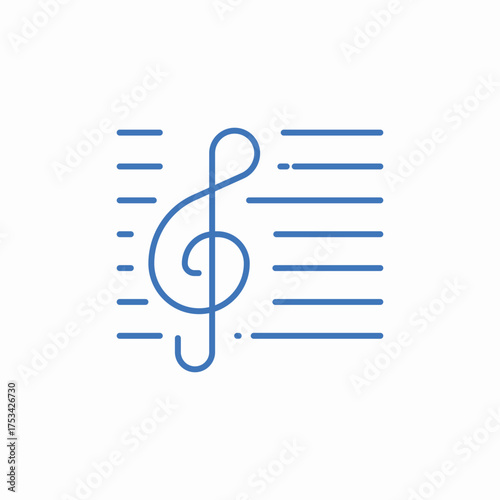 music notes icon sign vector