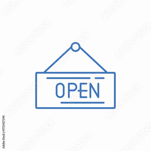 open board icon sign vector