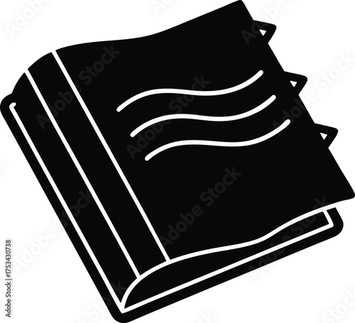 Loss Notebook vector icon