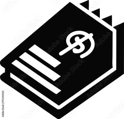 Profit Notebook vector icon
