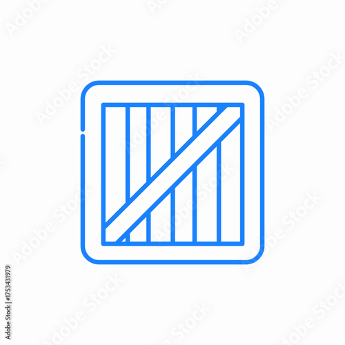 closed box icon sign vector