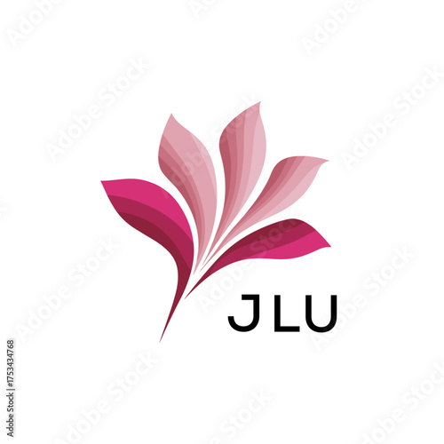 Modern Pink Leaf Logo Vector, JLU Later Logo, Gradient Petal Logo Concept, Creative Minimal Nature Logo, 

JLU floral, abstract, JLU logo, leaf, petal, JLU pink, gradient, JLU design, icon, vector, JL