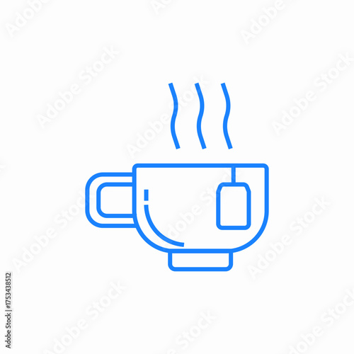 cup of tea icon sign vector