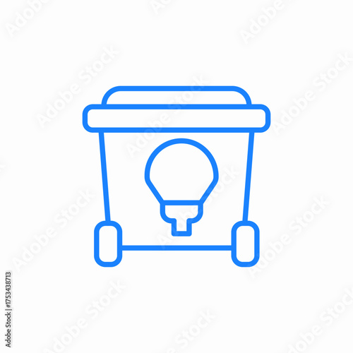 electronic disposal icon sign vector