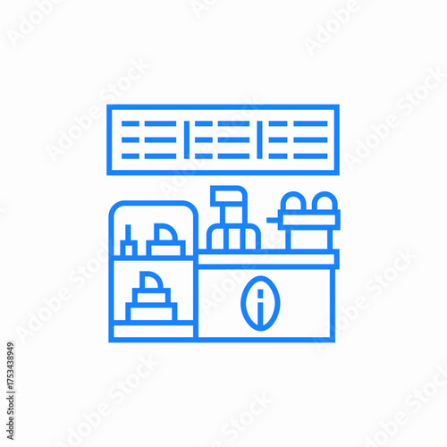 food drink bar icon sign vector