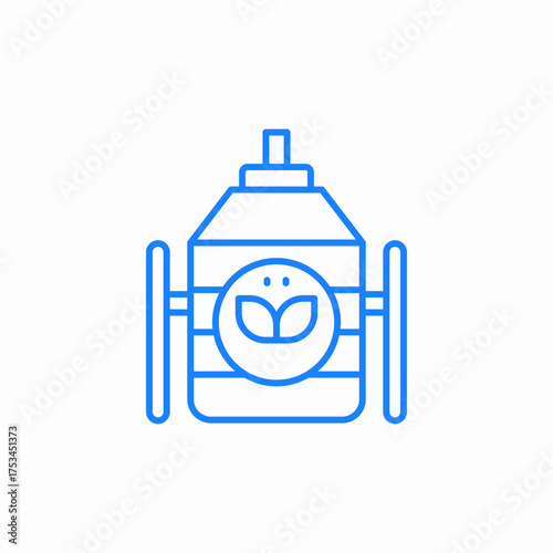 bio gas icon sign vector