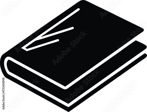 Equity Notebook vector icon.