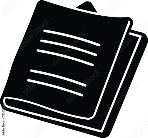 Invoice Diary vector icon.