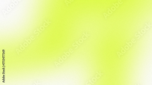 Vibrant yellow-green glow softly fades out to white edges