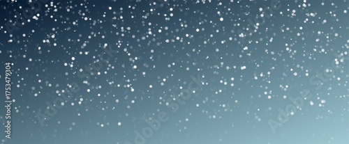Christmas background with small falling snowflakes. Snow storm effect, blurred, cold wind with snow png. Holiday powder snow for cards, invitations, banners, advertising.