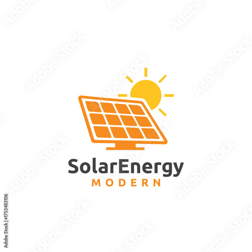 Solar Energy Logo Vector