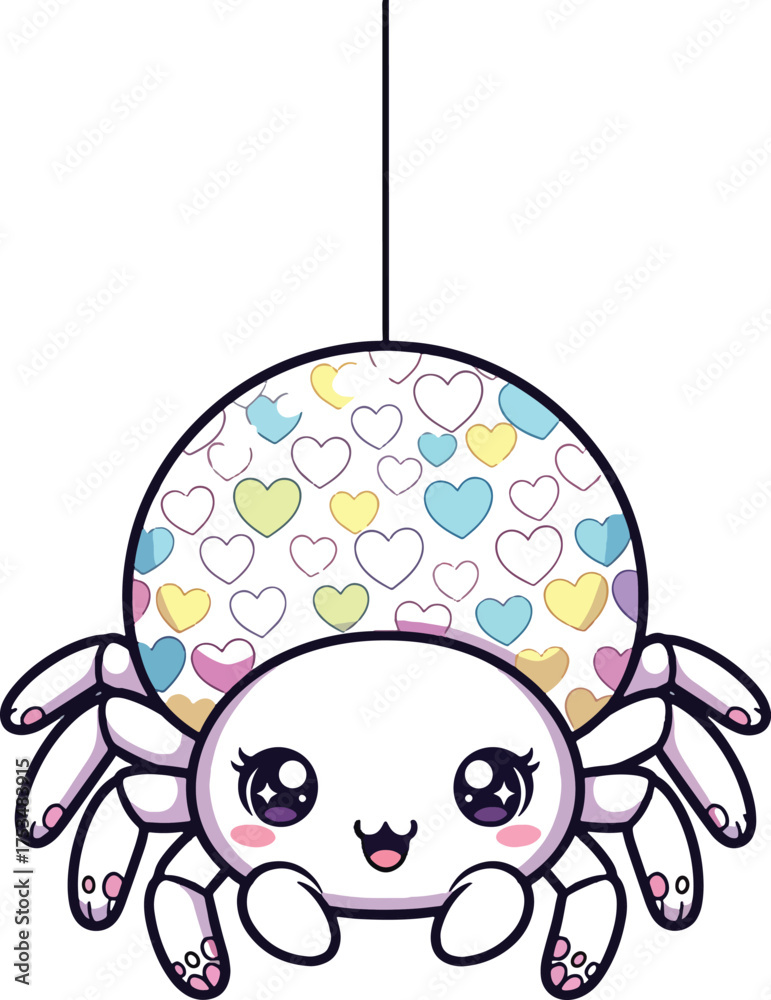 Naklejka premium hedgehog with a balloon