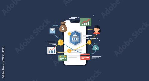 Fintech innovations revolutionizing financial services with digital banking and secure transactions