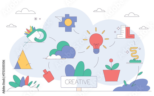Creative process stages idea generation problem solving growth and innovation