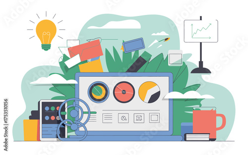 Flat design product development and concept creation workflow workflow tools and ideas