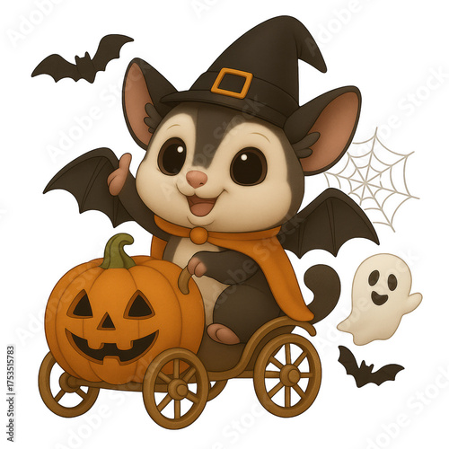 Sugar Glider Pumpkin Ride
