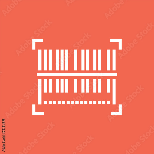 vector illustration of the receipt symbol in the packaging of goods, qris code