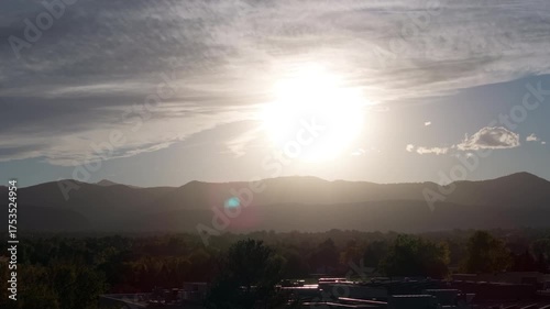 Silhouette mountains