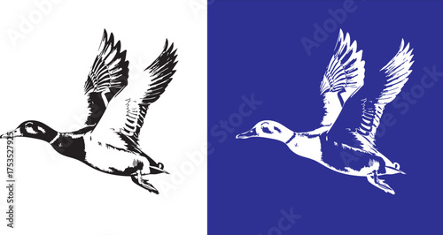 Black and White Pirate Flag Corner Graphic with Room for Text