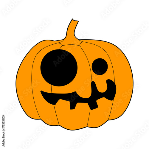 Halloween Pumpkin Illustration