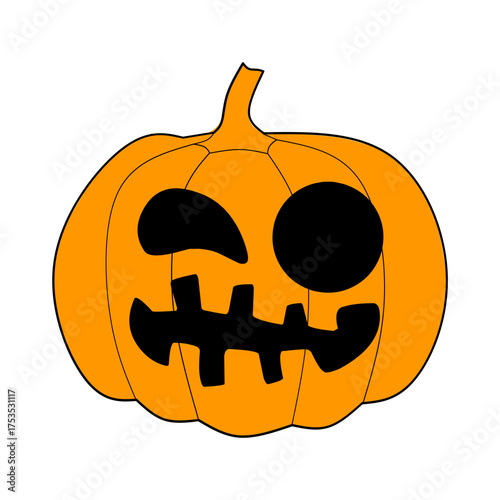 Halloween Pumpkin Illustration