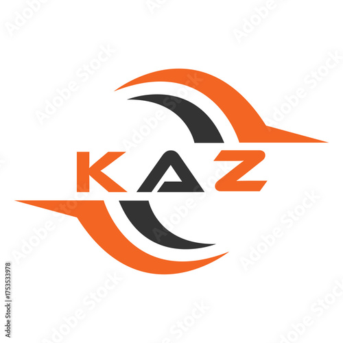 KAZ letter design. KAZ letter technology logo design. KAZ Monogram logo design for an entrepreneur and business
