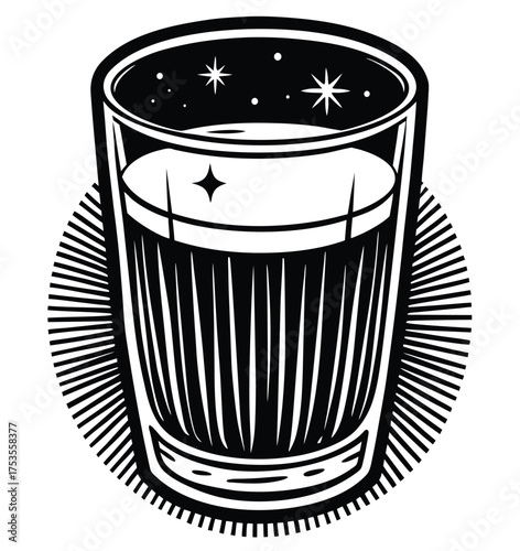 Cortado - A Harmonious Blend of Espresso and Warm Milk A Graphic Depiction of Coffee Culture and Culinary Artistry