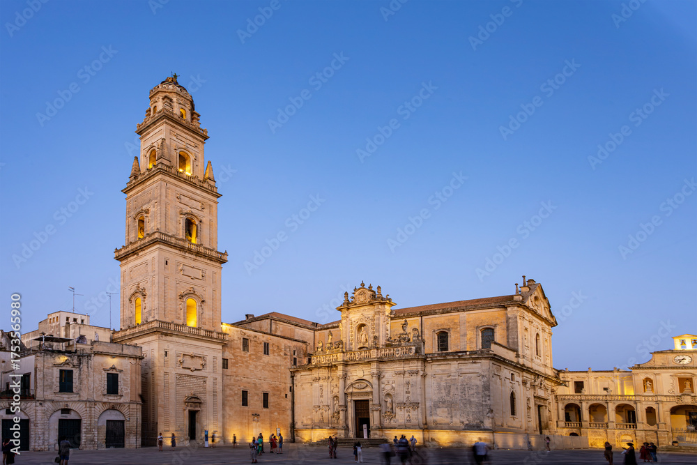 Fototapeta premium Piazza del Duomo in Lecce, Italy