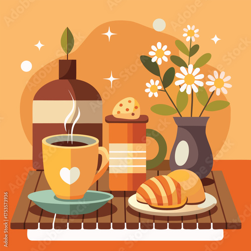breakfast in the morning
