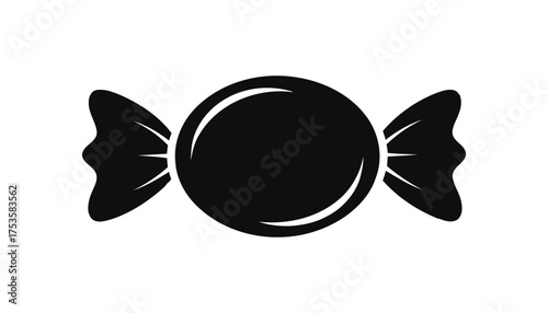 Vector art of black candy