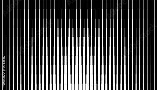 Black and white smooth transition pattern with sporty motion effect. For modern background and design element. Editable graphic resource. Vector Format Illustration 